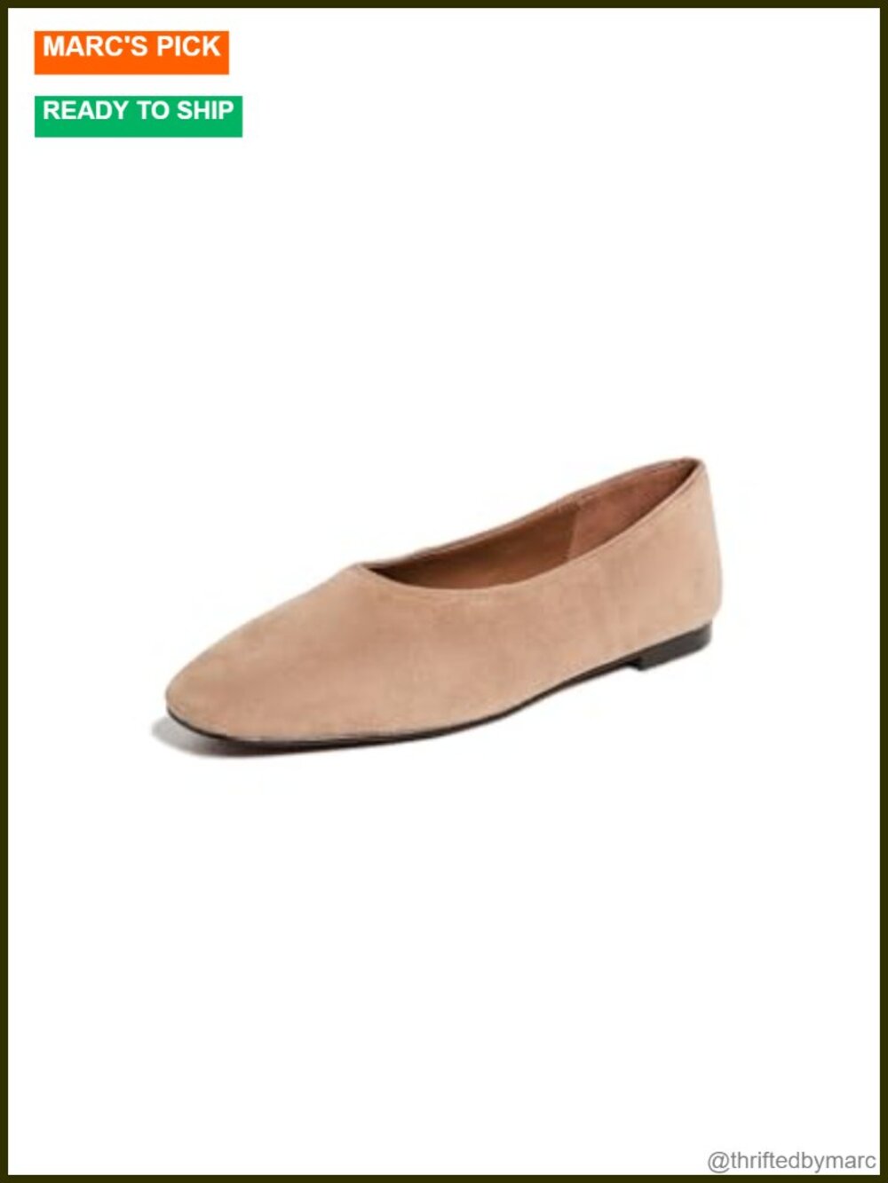 Leather Ballet Flats – Women's Slip-On Flats, Comfortable Everyday Shoes